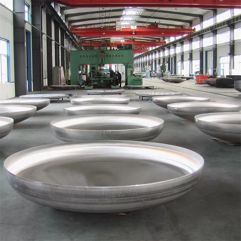 Cabeça de aço carbono Dished Tank End Caps Cabeças torisféricas